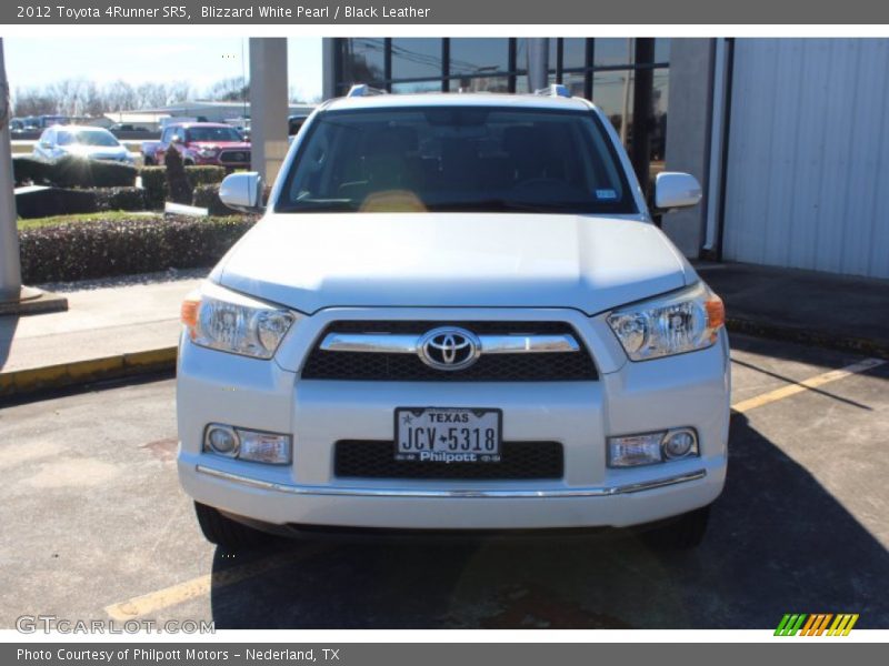 Blizzard White Pearl / Black Leather 2012 Toyota 4Runner SR5