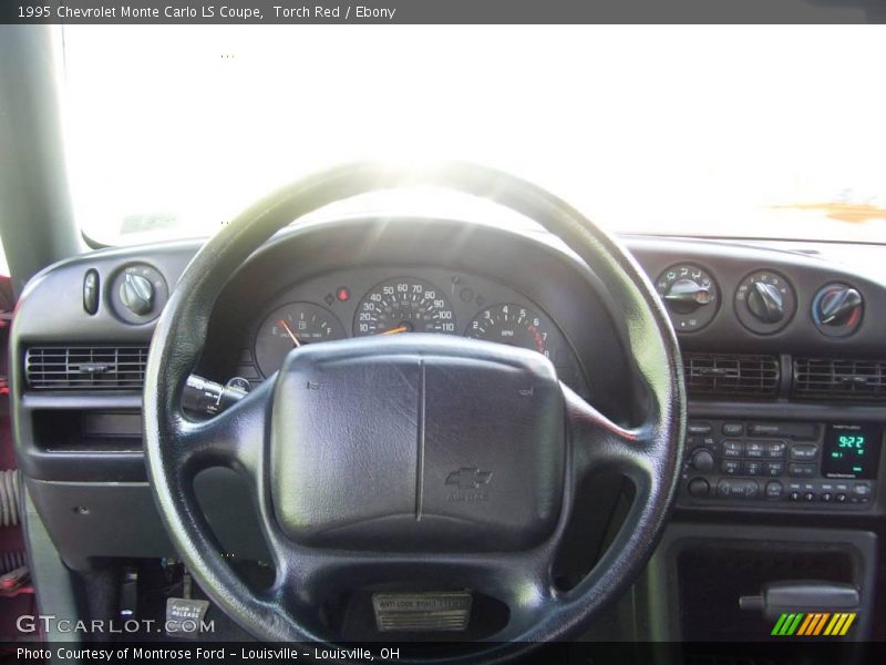 Torch Red / Ebony 1995 Chevrolet Monte Carlo LS Coupe