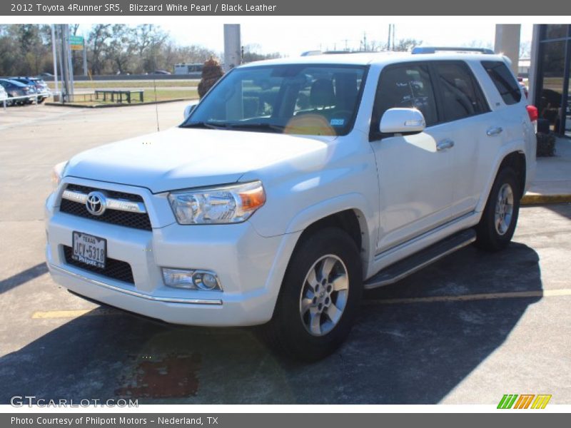 Blizzard White Pearl / Black Leather 2012 Toyota 4Runner SR5