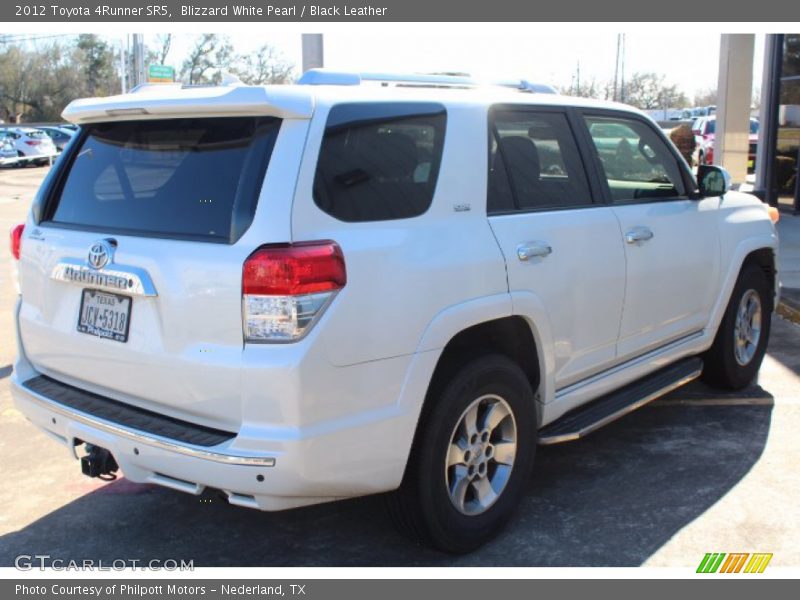 Blizzard White Pearl / Black Leather 2012 Toyota 4Runner SR5