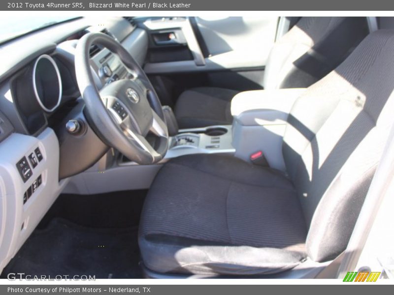 Blizzard White Pearl / Black Leather 2012 Toyota 4Runner SR5