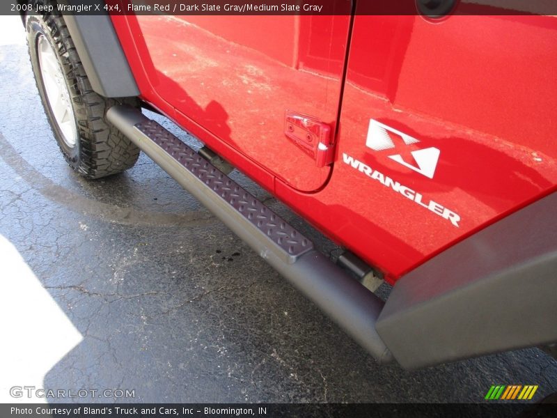 Flame Red / Dark Slate Gray/Medium Slate Gray 2008 Jeep Wrangler X 4x4