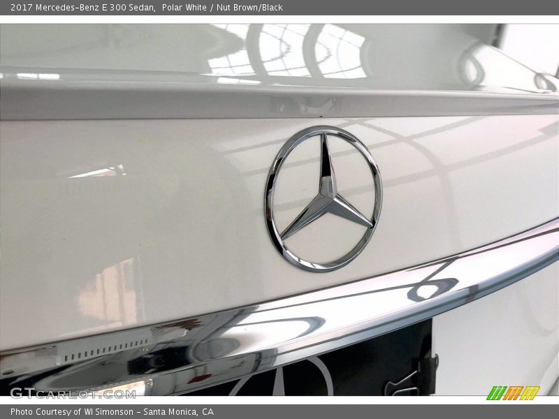 Polar White / Nut Brown/Black 2017 Mercedes-Benz E 300 Sedan