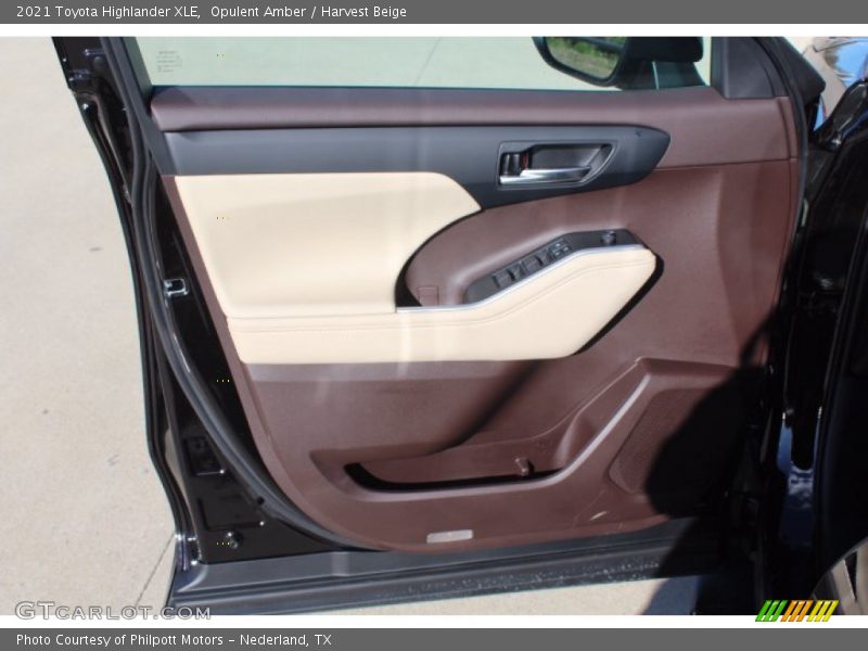 Opulent Amber / Harvest Beige 2021 Toyota Highlander XLE