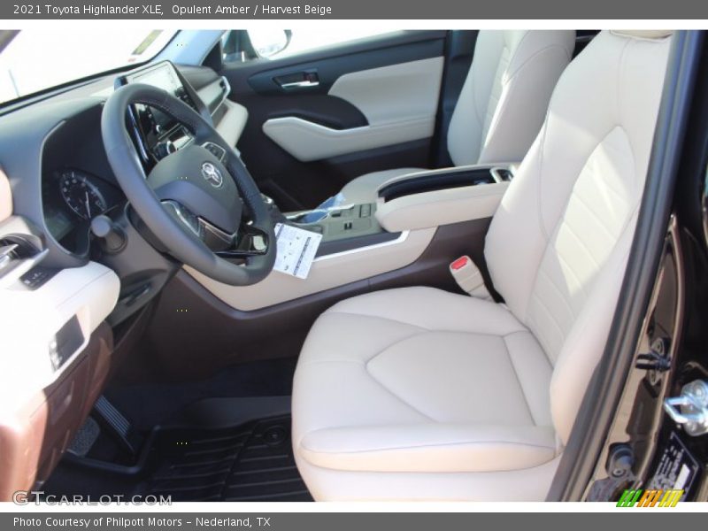 Opulent Amber / Harvest Beige 2021 Toyota Highlander XLE