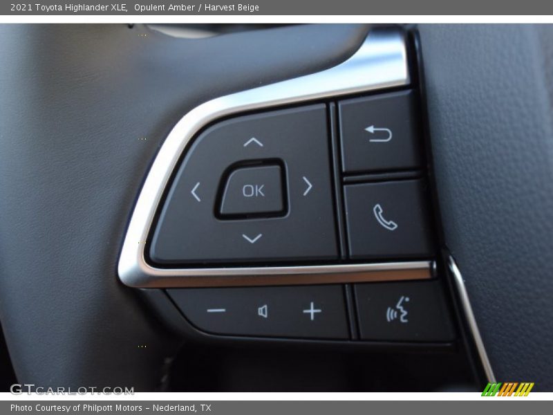 Opulent Amber / Harvest Beige 2021 Toyota Highlander XLE