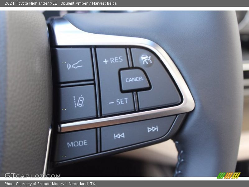 Opulent Amber / Harvest Beige 2021 Toyota Highlander XLE
