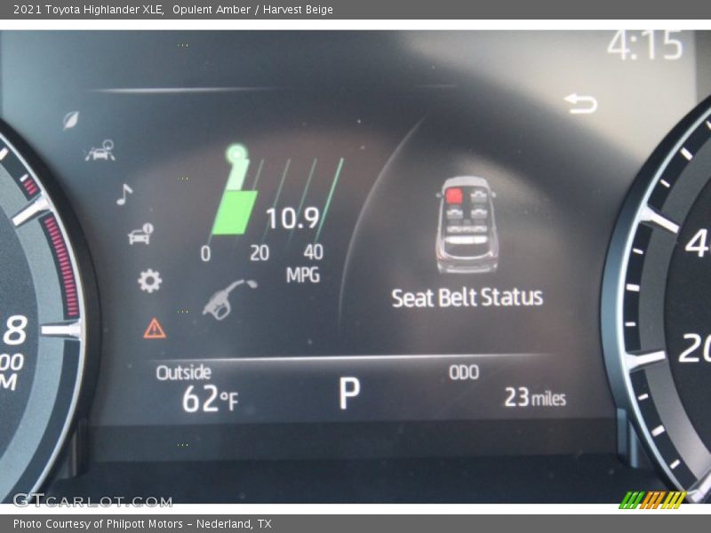 Opulent Amber / Harvest Beige 2021 Toyota Highlander XLE