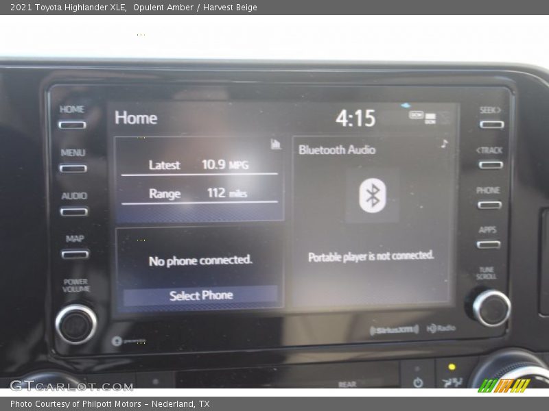 Opulent Amber / Harvest Beige 2021 Toyota Highlander XLE