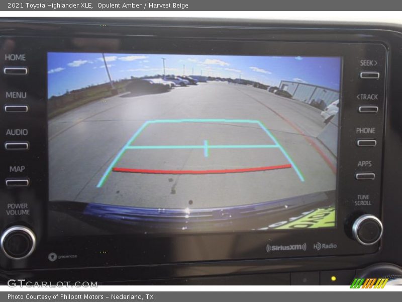Opulent Amber / Harvest Beige 2021 Toyota Highlander XLE