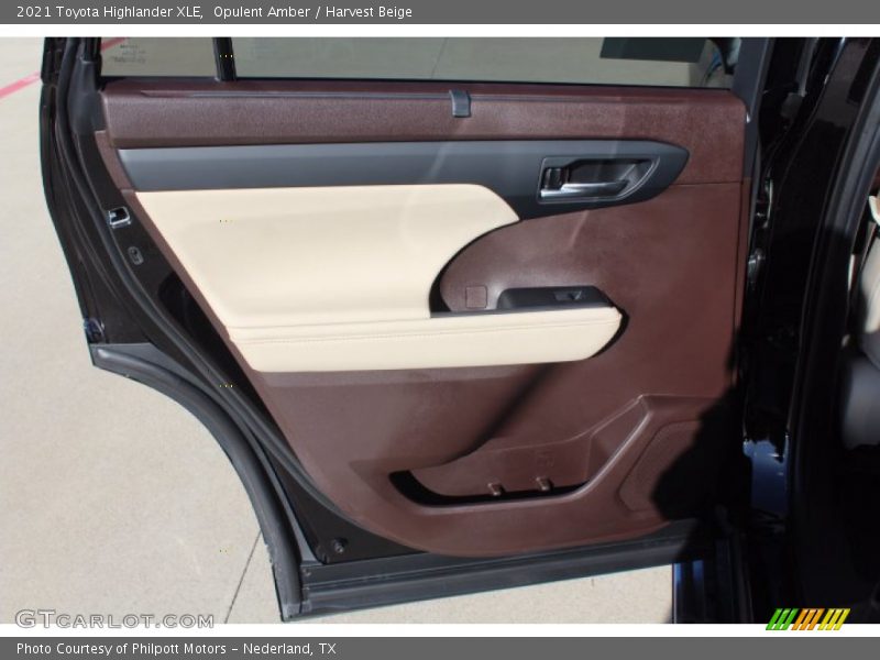 Opulent Amber / Harvest Beige 2021 Toyota Highlander XLE
