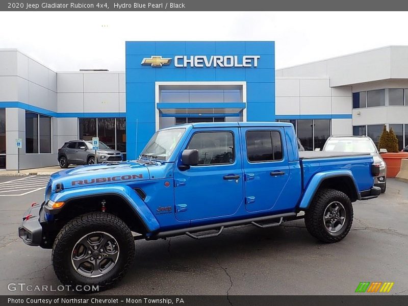 Hydro Blue Pearl / Black 2020 Jeep Gladiator Rubicon 4x4