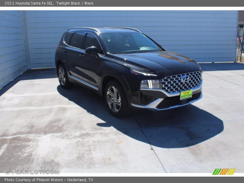 Twilight Black / Black 2021 Hyundai Santa Fe SEL