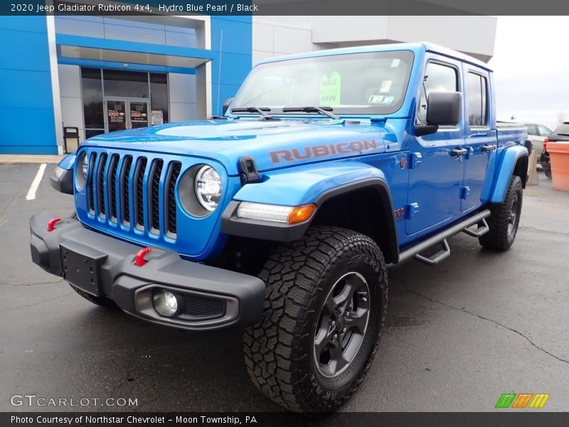 Hydro Blue Pearl / Black 2020 Jeep Gladiator Rubicon 4x4