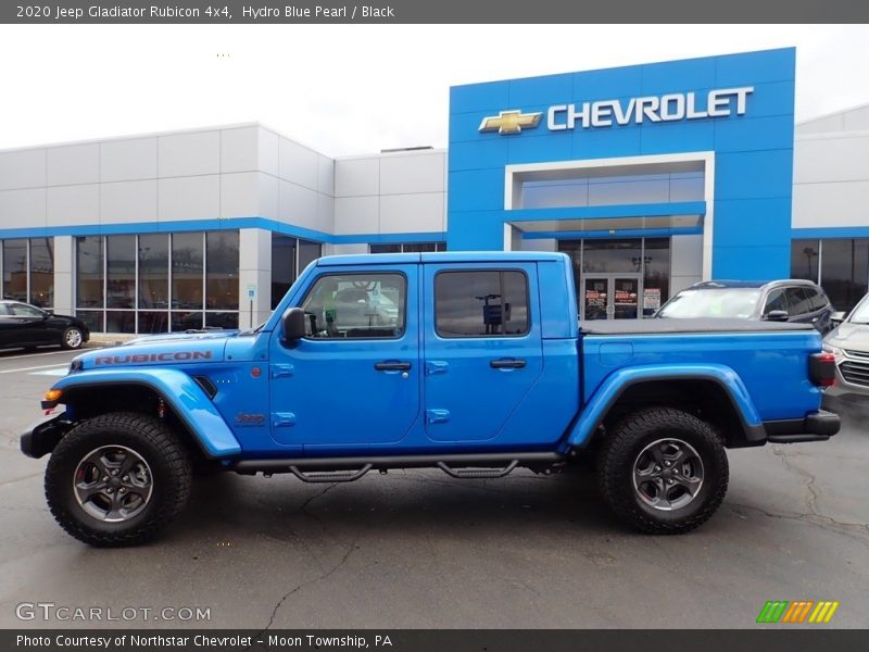 Hydro Blue Pearl / Black 2020 Jeep Gladiator Rubicon 4x4
