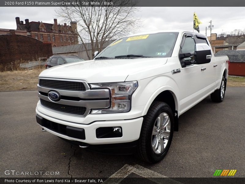 Star White / Black 2020 Ford F150 Platinum SuperCrew 4x4