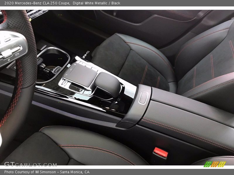 Digital White Metallic / Black 2020 Mercedes-Benz CLA 250 Coupe