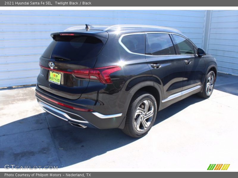 Twilight Black / Black 2021 Hyundai Santa Fe SEL