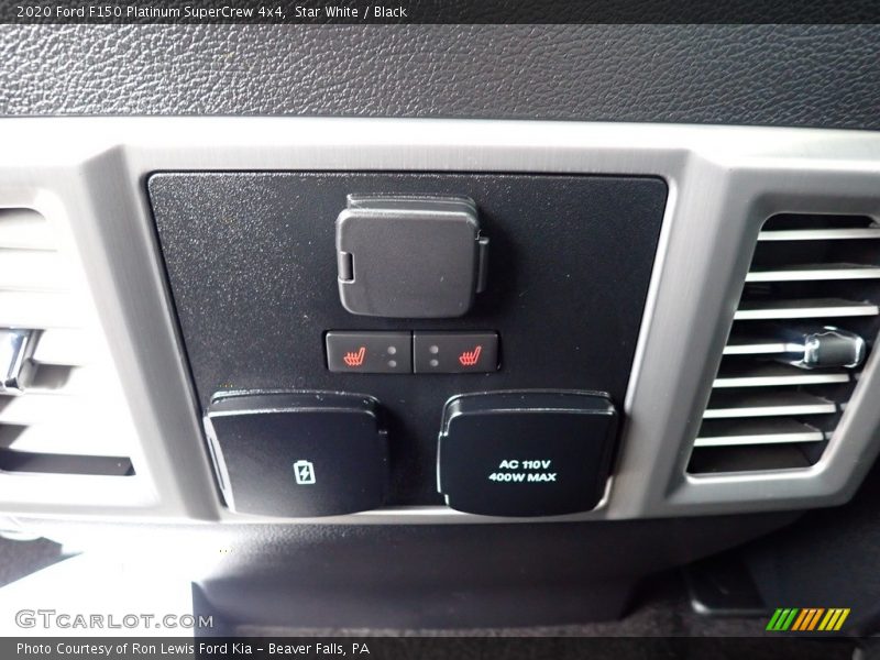 Star White / Black 2020 Ford F150 Platinum SuperCrew 4x4