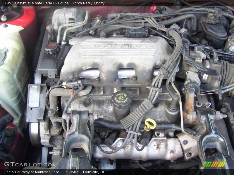 Torch Red / Ebony 1995 Chevrolet Monte Carlo LS Coupe