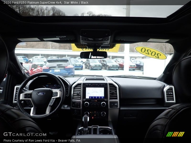 Star White / Black 2020 Ford F150 Platinum SuperCrew 4x4