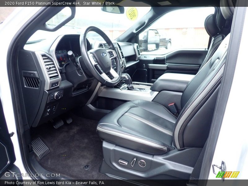 Star White / Black 2020 Ford F150 Platinum SuperCrew 4x4