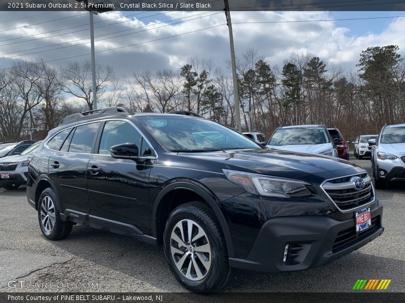 Crystal Black Silica / Slate Black 2021 Subaru Outback 2.5i Premium