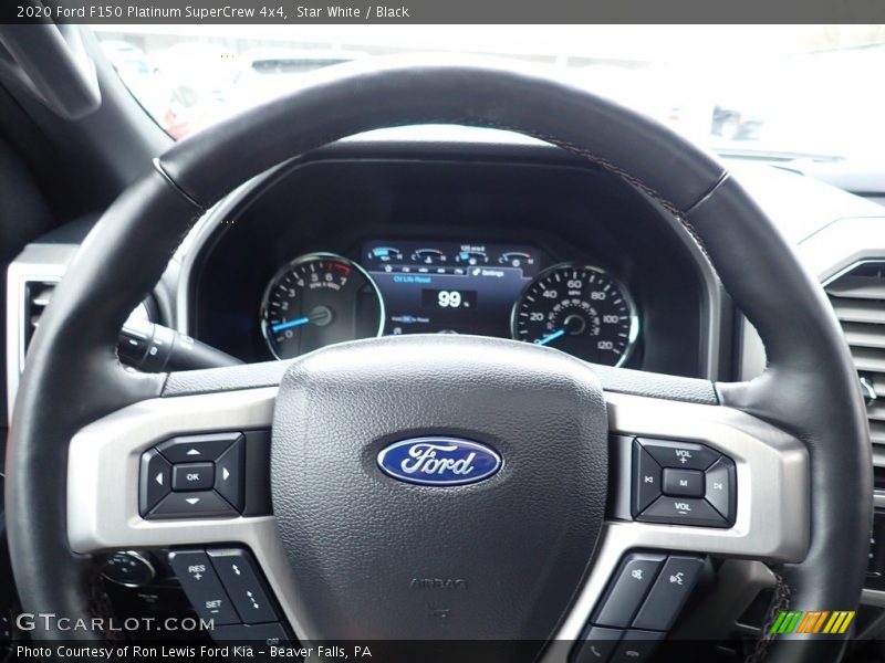 Star White / Black 2020 Ford F150 Platinum SuperCrew 4x4