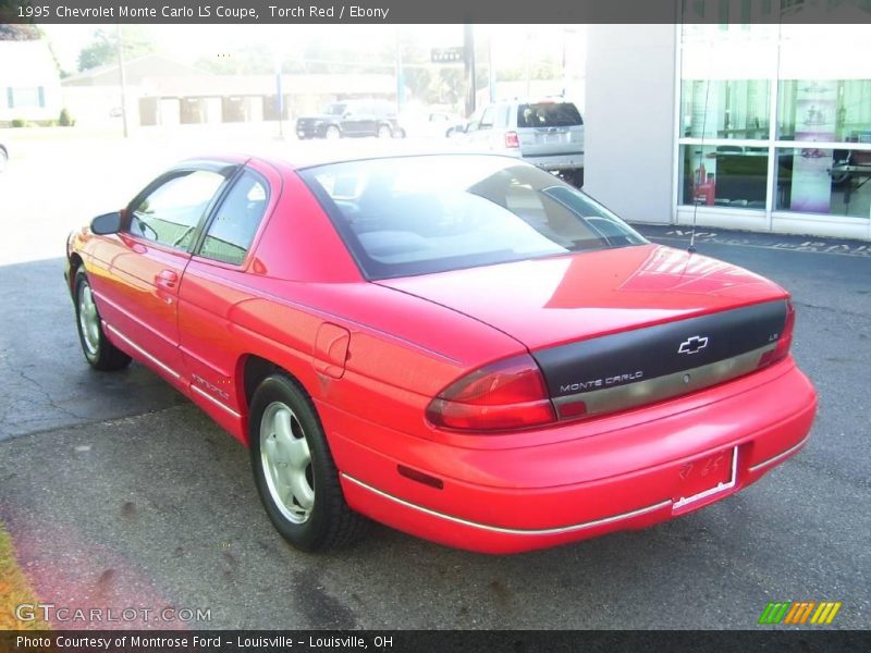 Torch Red / Ebony 1995 Chevrolet Monte Carlo LS Coupe
