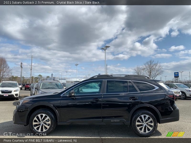 Crystal Black Silica / Slate Black 2021 Subaru Outback 2.5i Premium