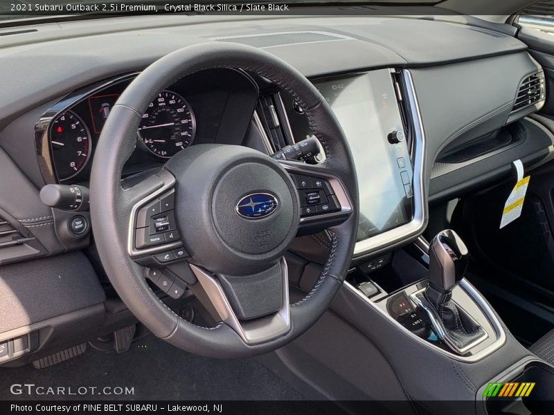 Crystal Black Silica / Slate Black 2021 Subaru Outback 2.5i Premium