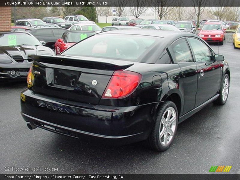 Black Onyx / Black 2004 Saturn ION Red Line Quad Coupe
