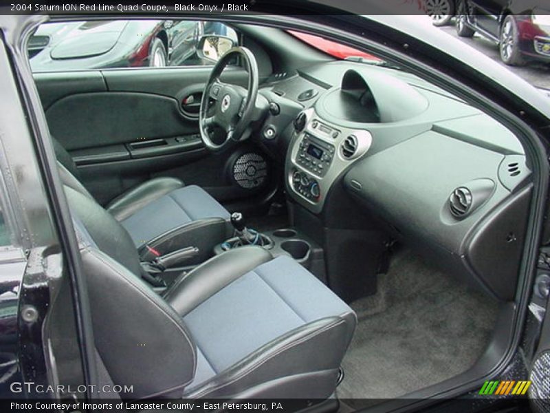 Black Onyx / Black 2004 Saturn ION Red Line Quad Coupe