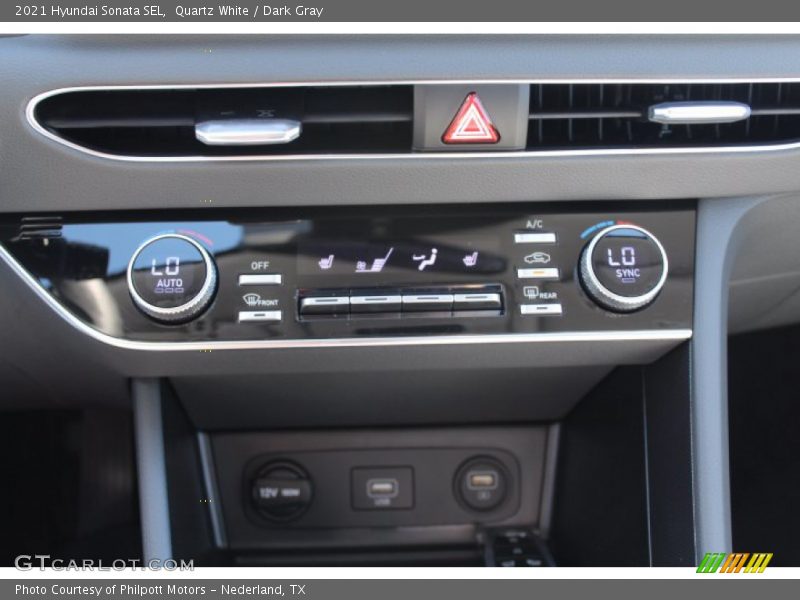 Quartz White / Dark Gray 2021 Hyundai Sonata SEL