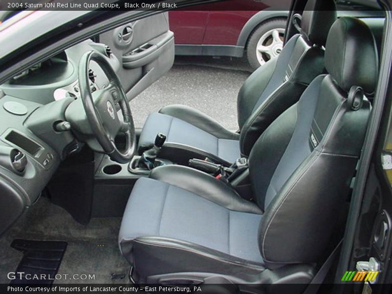 Black Onyx / Black 2004 Saturn ION Red Line Quad Coupe