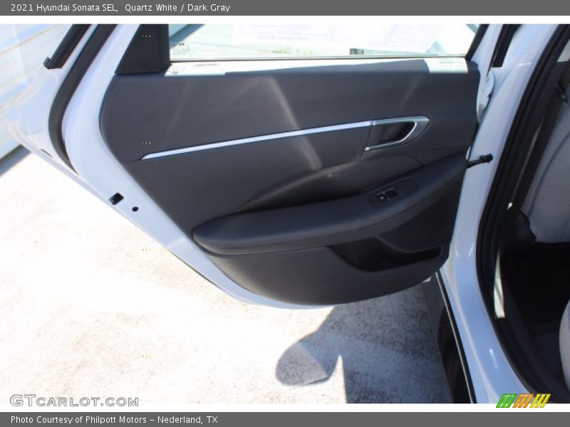 Quartz White / Dark Gray 2021 Hyundai Sonata SEL