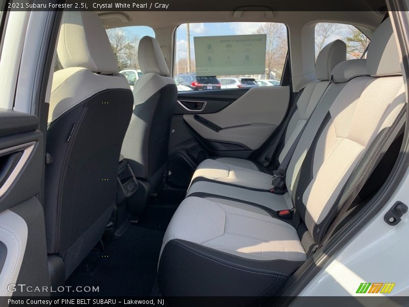 Crystal White Pearl / Gray 2021 Subaru Forester 2.5i
