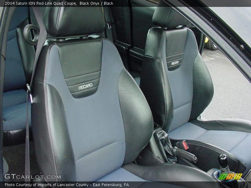 Black Onyx / Black 2004 Saturn ION Red Line Quad Coupe