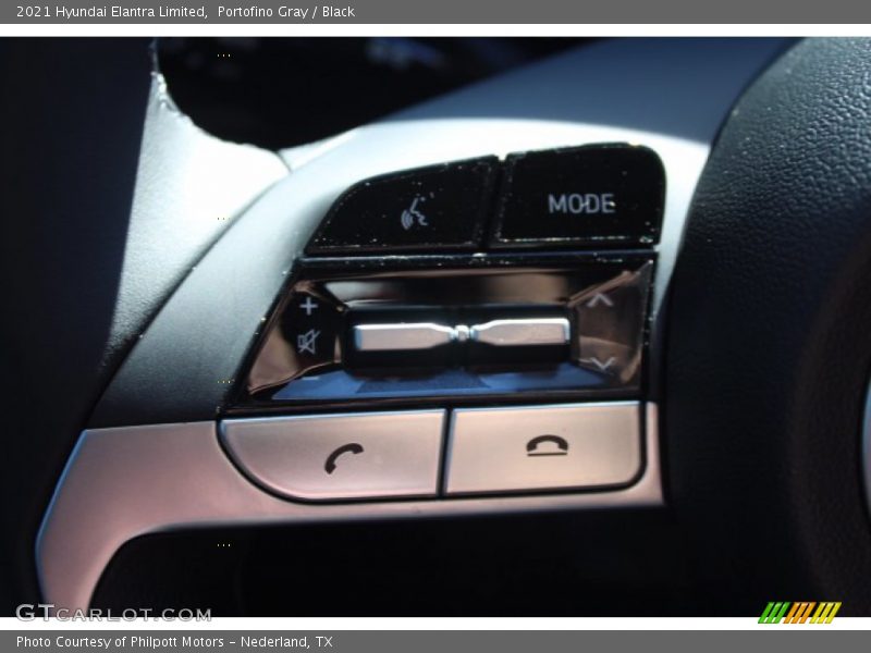 Portofino Gray / Black 2021 Hyundai Elantra Limited