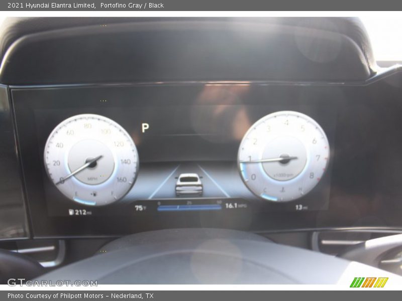 Portofino Gray / Black 2021 Hyundai Elantra Limited