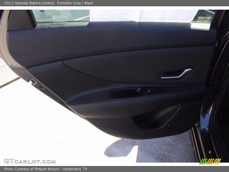 Portofino Gray / Black 2021 Hyundai Elantra Limited