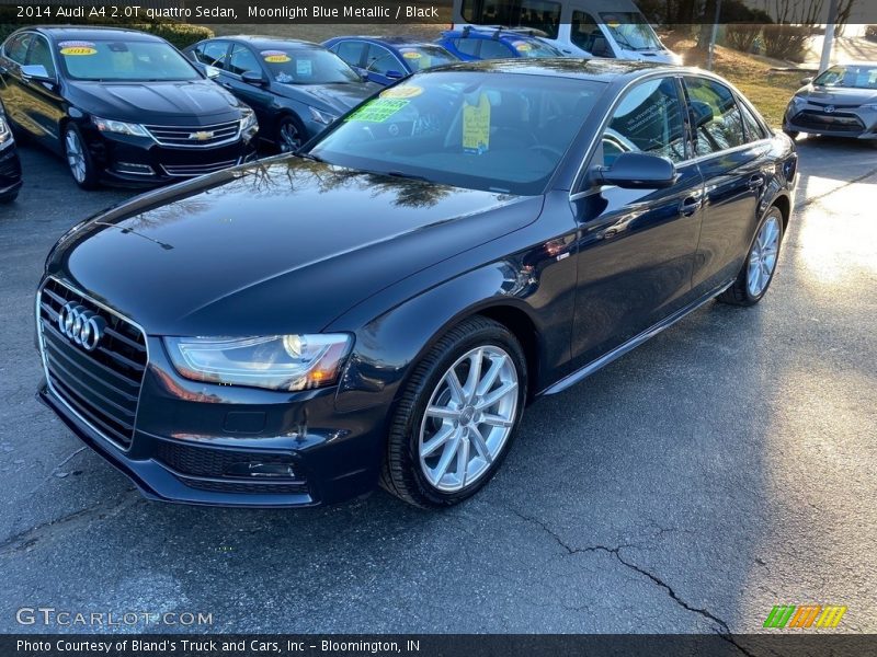 Moonlight Blue Metallic / Black 2014 Audi A4 2.0T quattro Sedan