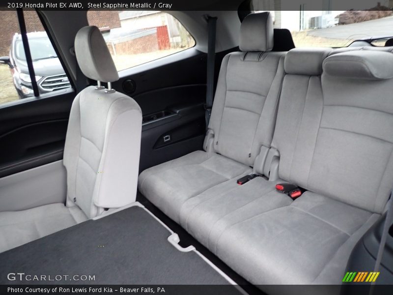 Steel Sapphire Metallic / Gray 2019 Honda Pilot EX AWD