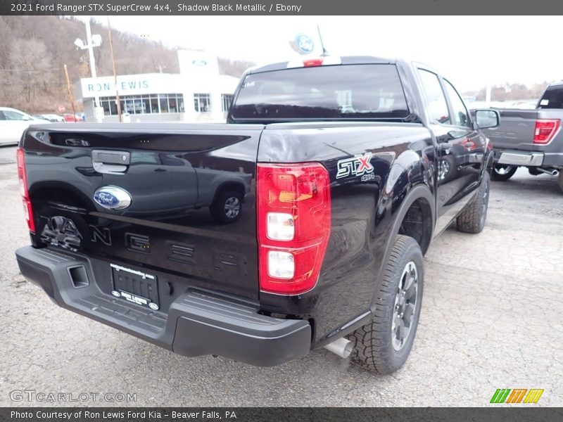 Shadow Black Metallic / Ebony 2021 Ford Ranger STX SuperCrew 4x4