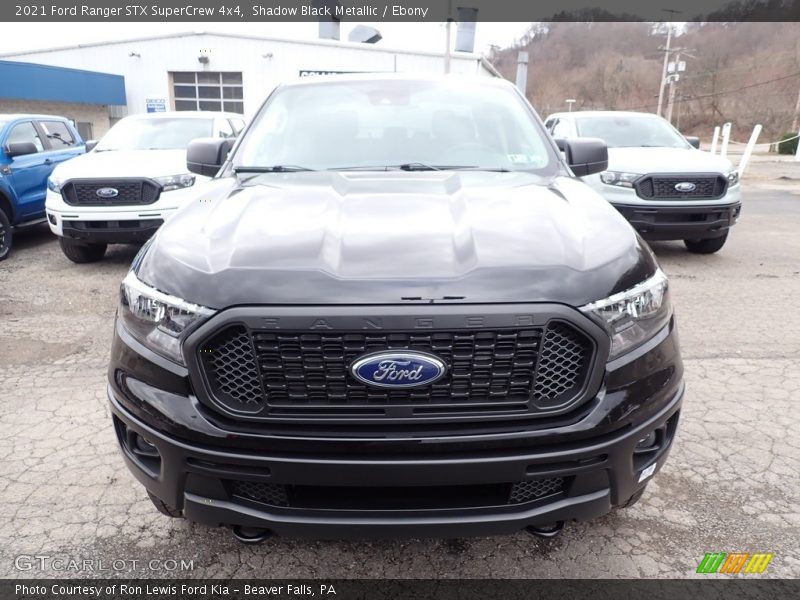 Shadow Black Metallic / Ebony 2021 Ford Ranger STX SuperCrew 4x4