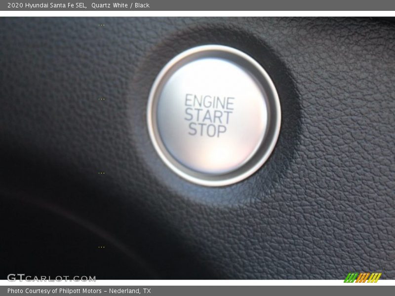 Quartz White / Black 2020 Hyundai Santa Fe SEL