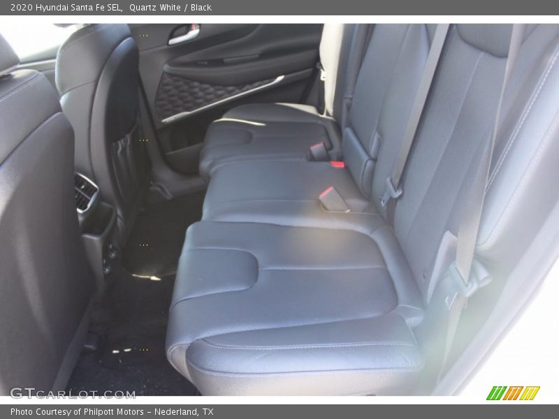 Quartz White / Black 2020 Hyundai Santa Fe SEL