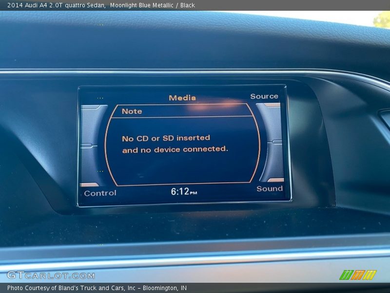 Moonlight Blue Metallic / Black 2014 Audi A4 2.0T quattro Sedan
