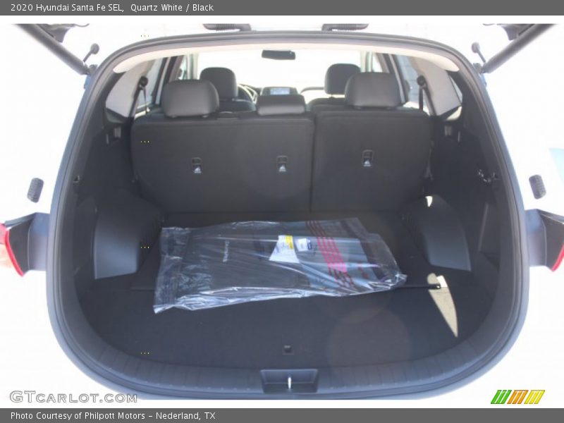 Quartz White / Black 2020 Hyundai Santa Fe SEL