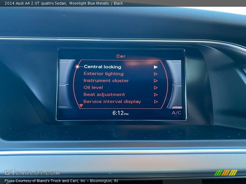 Moonlight Blue Metallic / Black 2014 Audi A4 2.0T quattro Sedan